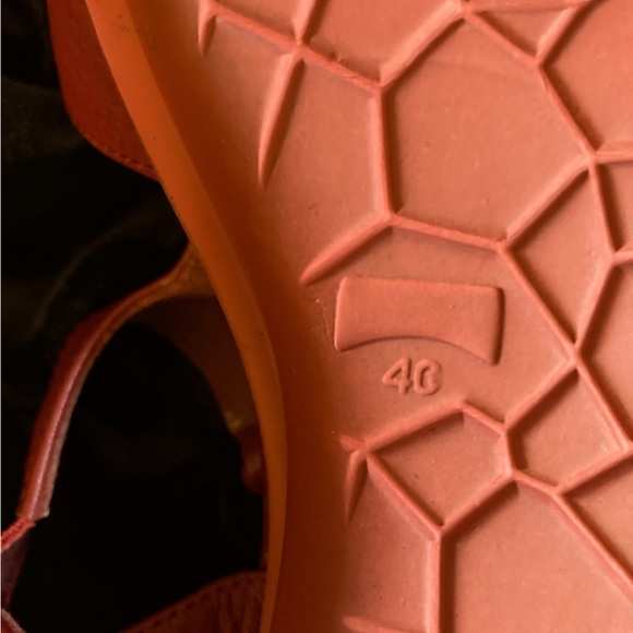 Camper Red Bubble Sandals - Picture 6 of 7